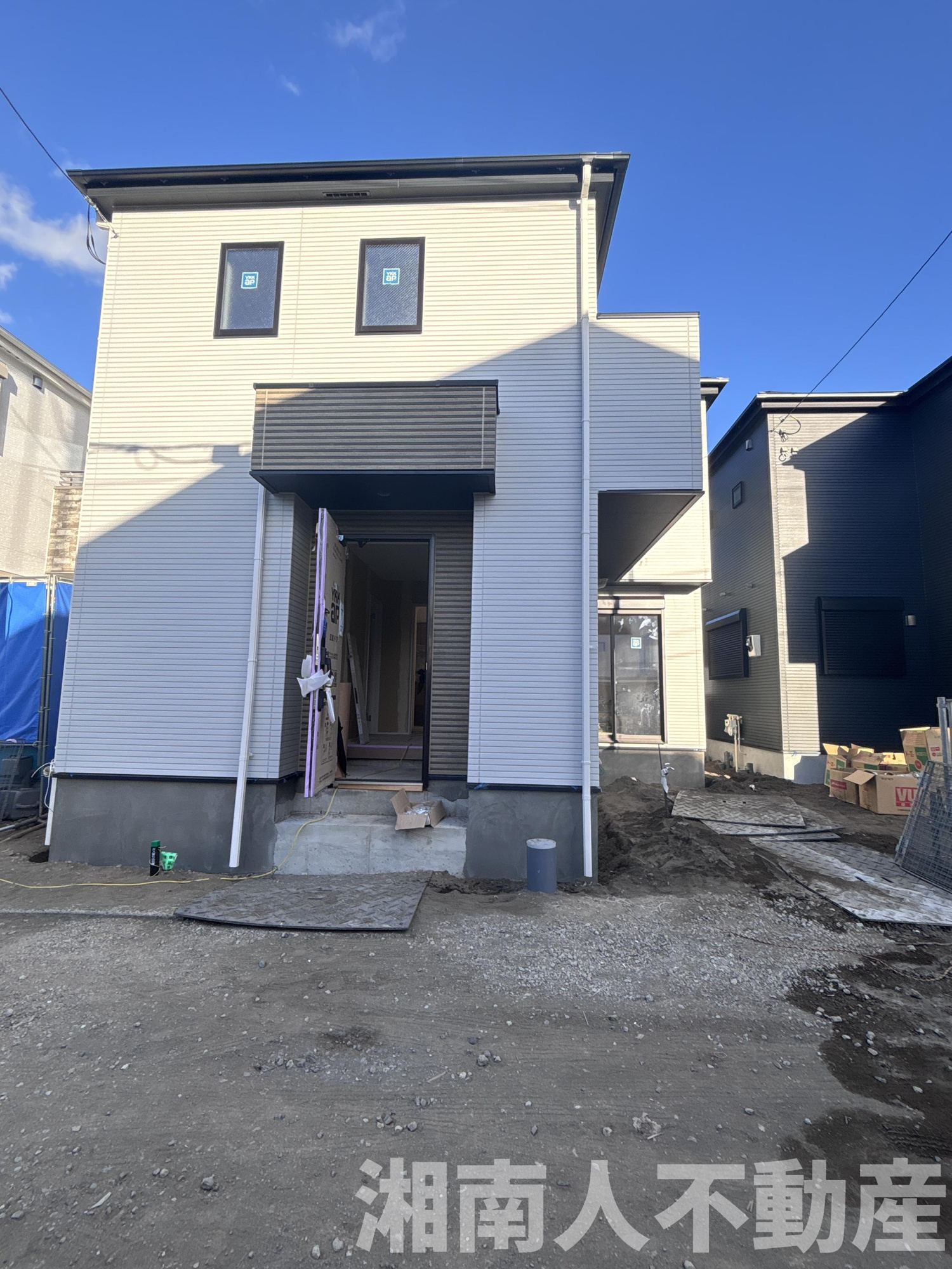 茅ヶ崎市共恵1丁目　新築戸建て　全3棟の外観|建物外観を気になさる方へ、見た目の良い物件です
