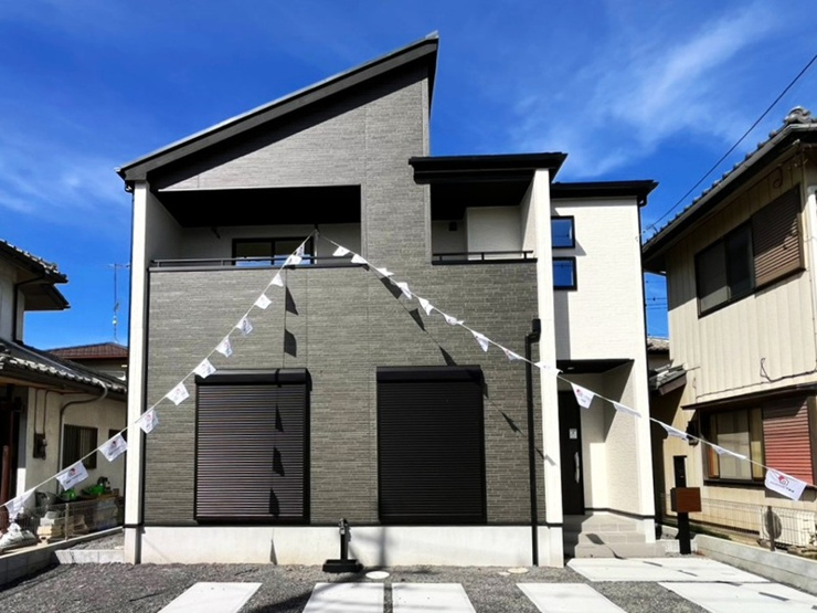 行田市持田５丁目　１区画　外観写真①　日当たりの良い南向きの住まい
