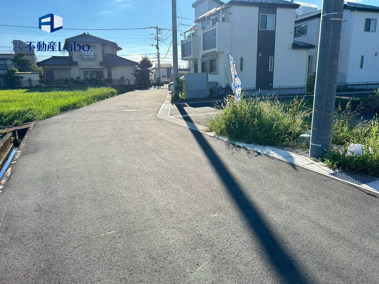 クレイドルガーデン　三島市中第3　全5棟の前面道路含む現地写真