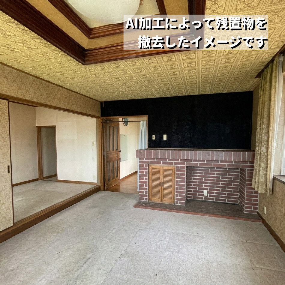 洞爺湖町入江60-6　中古住宅の居間・リビング