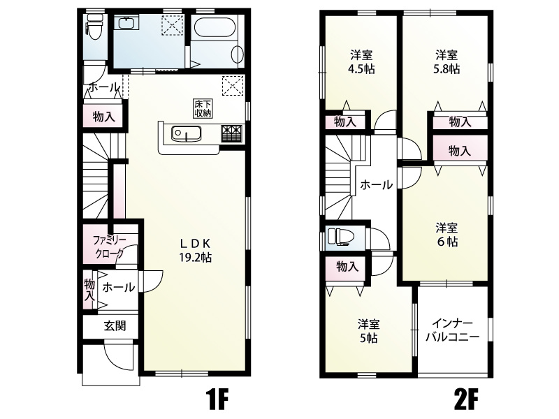 松伏町大字松伏　新築一戸建て　5号棟