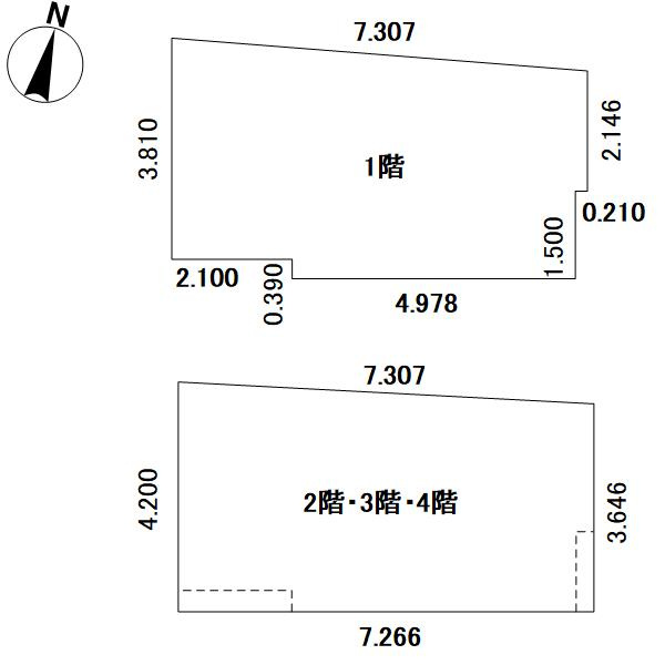 アンファス神戸元町ビルの区画図