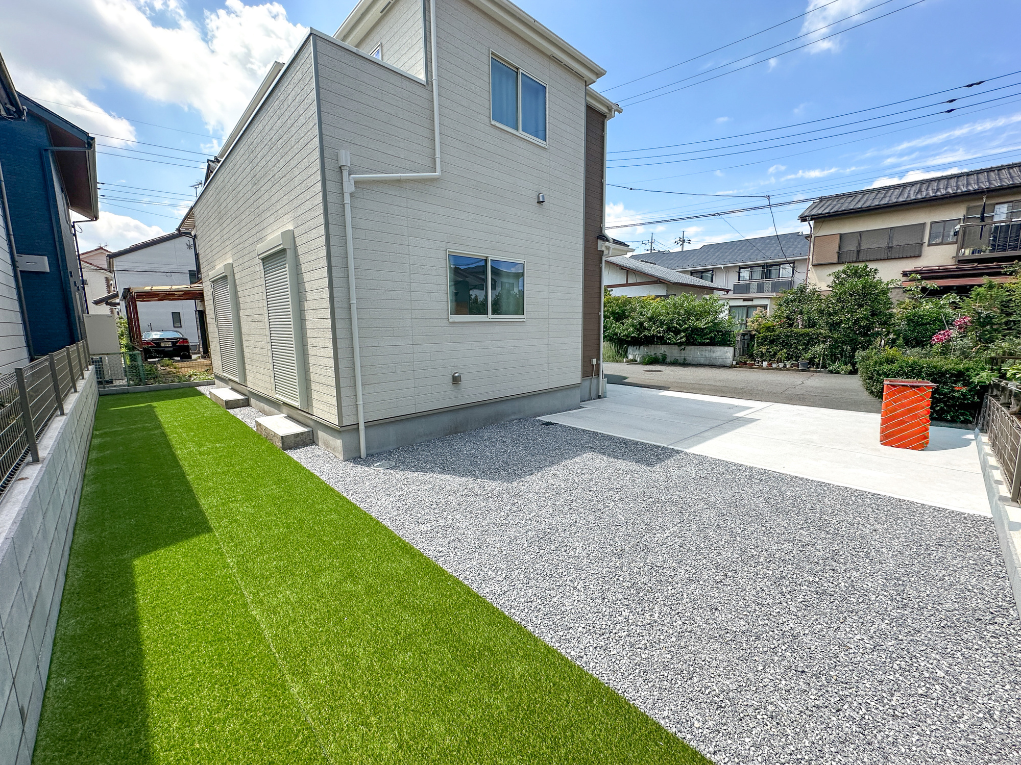 宇都宮市竹林町の新築一戸建の庭|お庭での家庭菜園・ガーデニングを通じて、お子様と一緒に育てていくと、思い出も増えていきそうですね♪