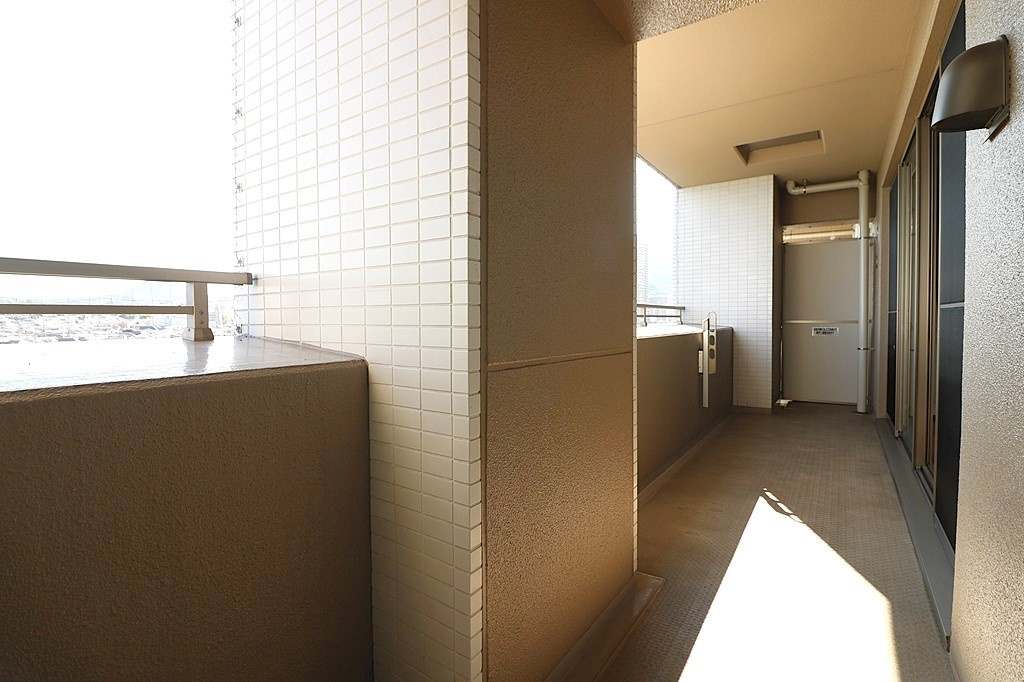 ライオンズマンション宝塚武庫川町のバルコニー