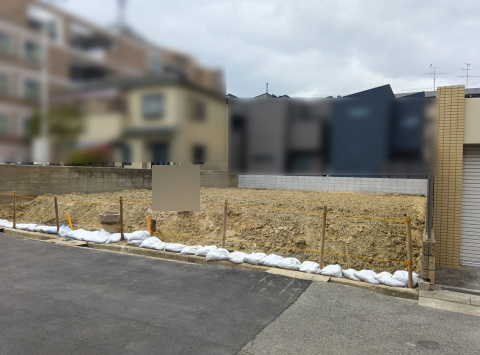 尼崎市東園田町7丁目　土地の外観
