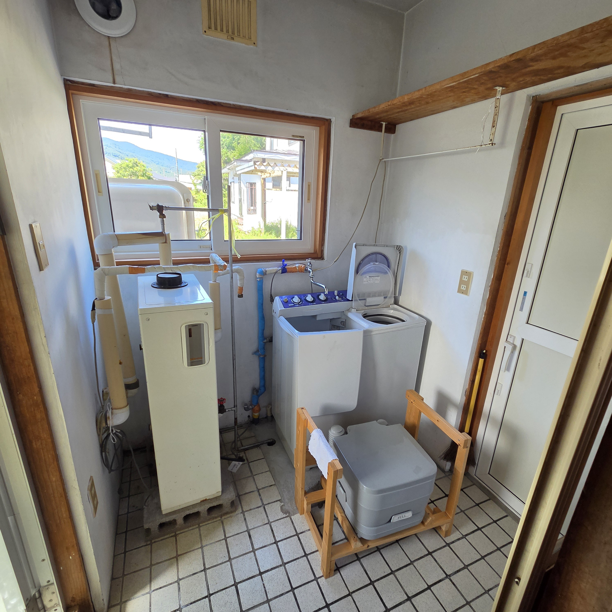 登別市片倉町2丁目8-3　中古住宅の脱衣所