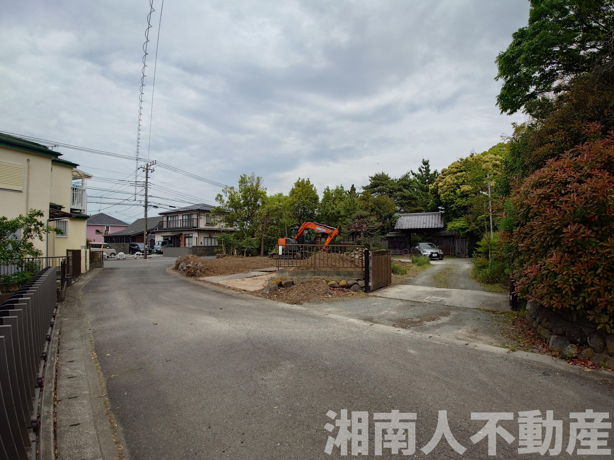 高座郡寒川町倉見　全２棟　の前面道路含む現地写真|前面道路含む現地写真です