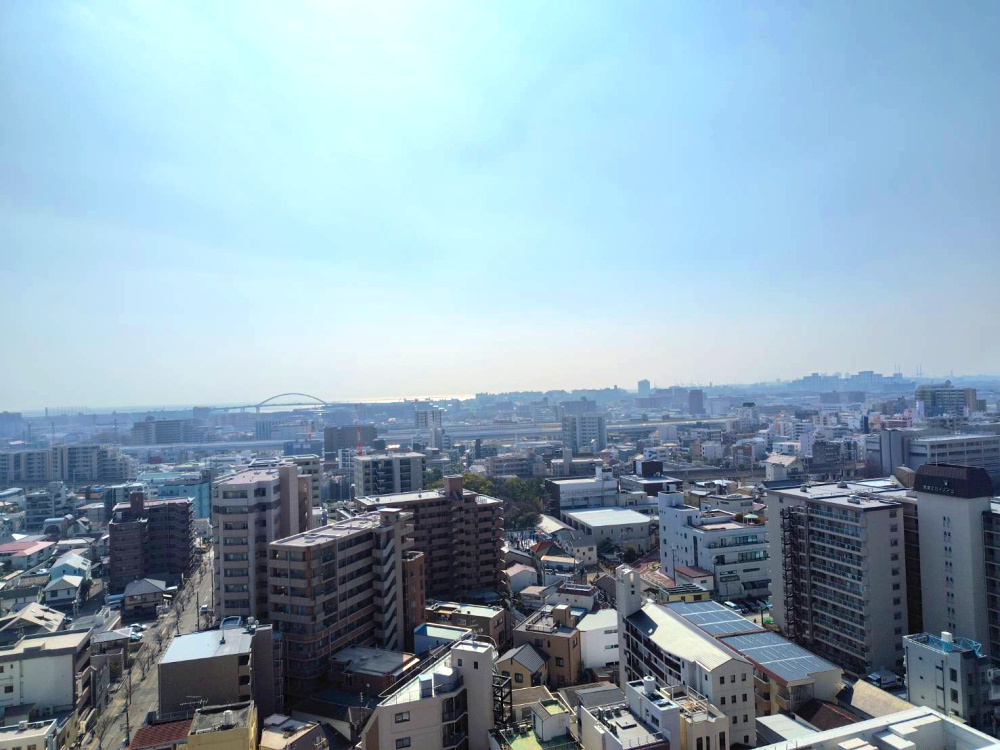 フレンテ西館（ヴィエント西宮）の展望|最上階の17階ならではの、開放感あふれる眺望。