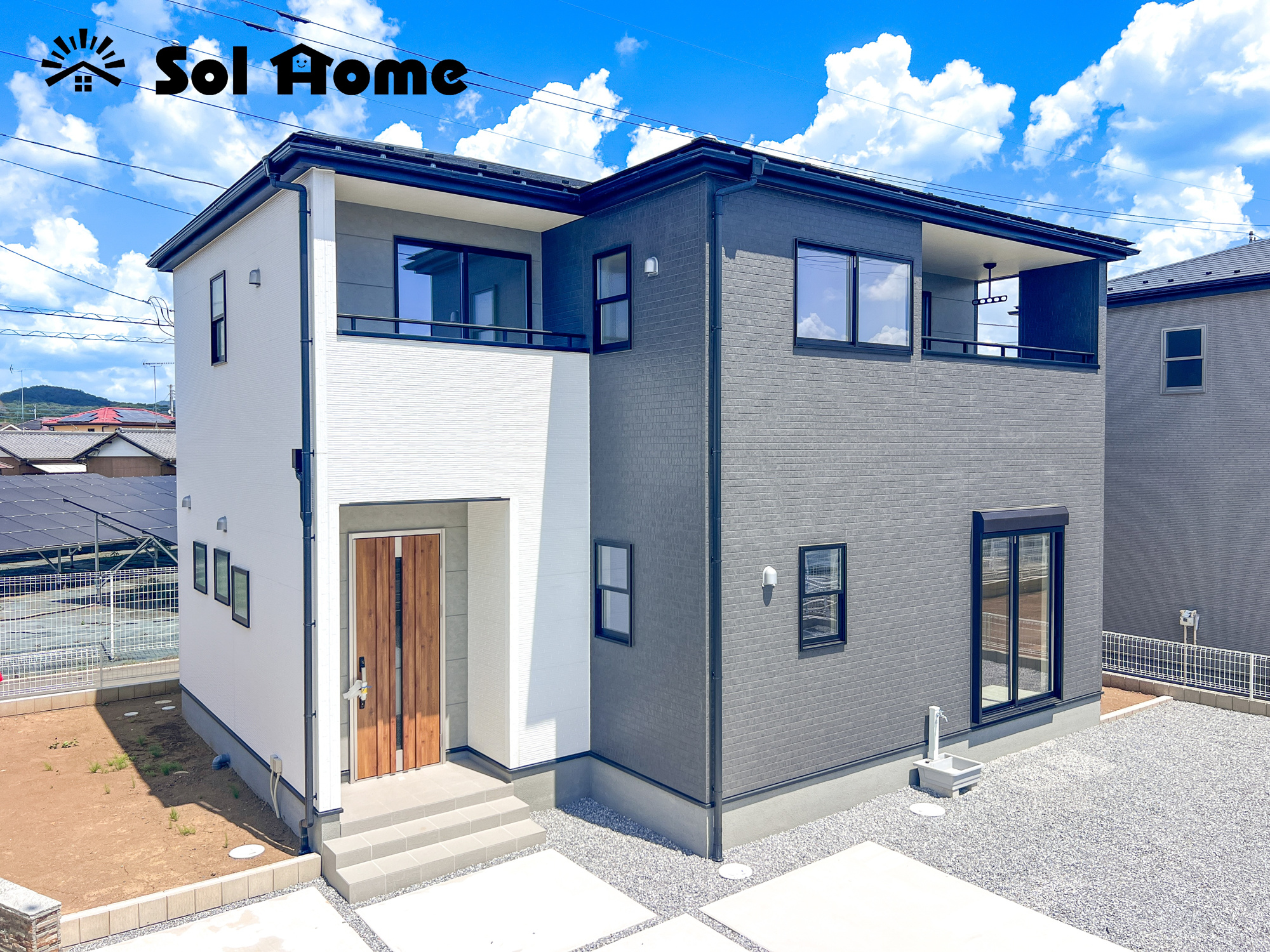 第１佐野犬伏下町　新築住宅全３棟の外観|◆本日のご案内も大歓迎です♪◆ 図面や写真では分からない部分を不動産のプロが丁寧にご説明いたします！！ 年中無休のソルホームはいつでもお問い合わせをお待ちしております♪