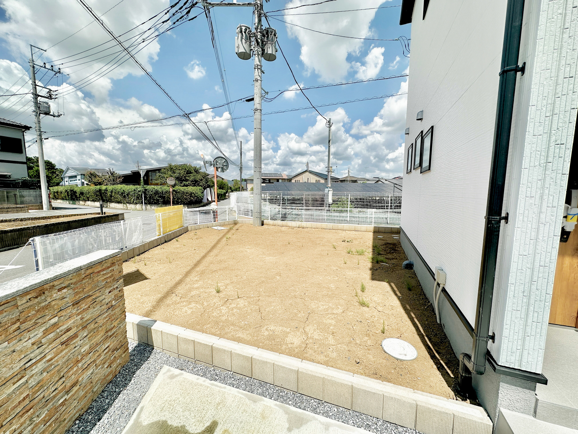 第１佐野犬伏下町　新築住宅全３棟の庭|お庭での家庭菜園・ガーデニングを通じて、お子様と一緒に育てていくと、思い出も増えていきそうですね♪