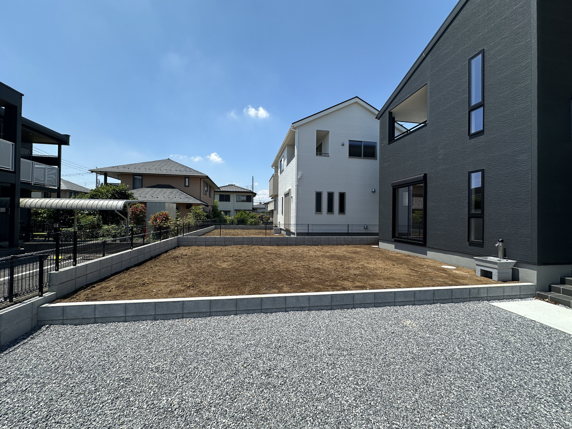 下野市緑６丁目の新築一戸建の庭|お庭での家庭菜園・ガーデニングを通じて、お子様と一緒に育てていくと、思い出も増えていきそうですね♪