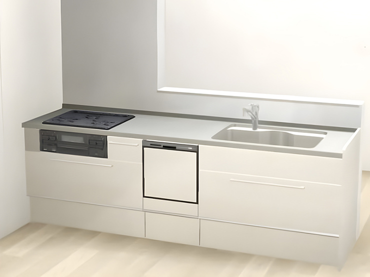 【設備画像：Bb(トクラス)】
美しく、強く、長く使えるトクラスオリジナルの人造大理石カウンターを採用。汚れが染み込みにくく、熱にも強いという高い性能を備えています。