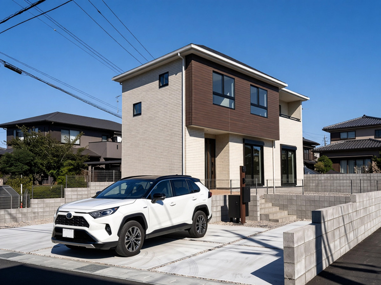 つくば市谷田部（全3区画）1号棟　完成イメージ