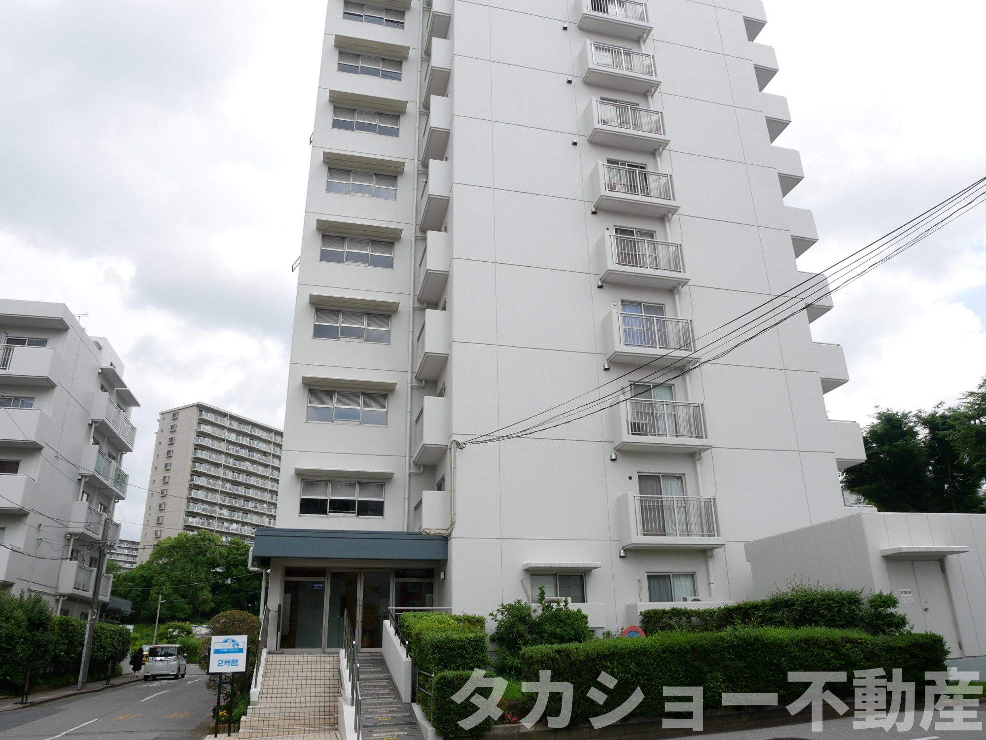 ソフィア稲毛2号館の外観|外観は落ち着いています