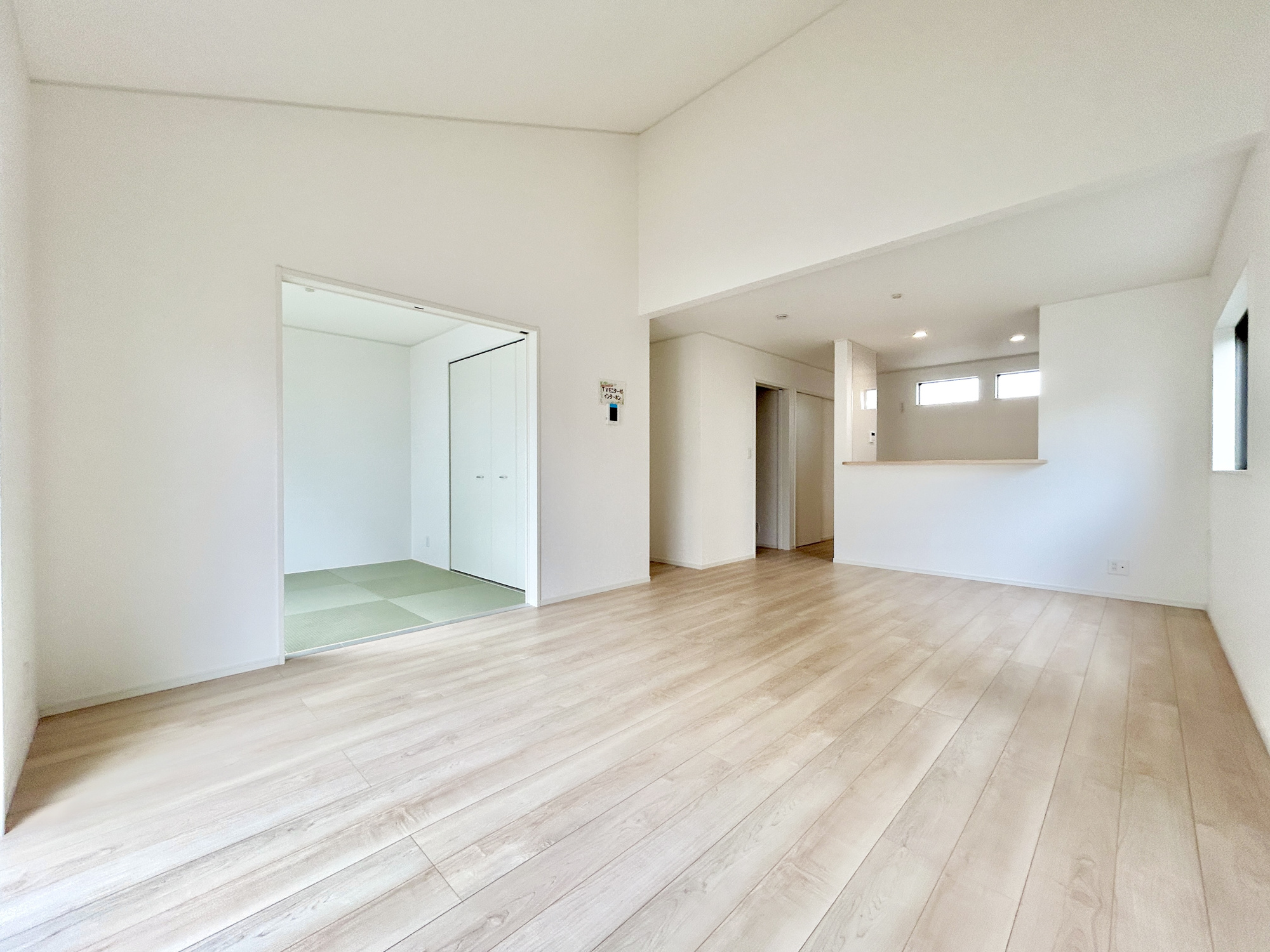 前橋市富士見町時沢第11　新築住宅全4棟の居間・リビング|同社施工例