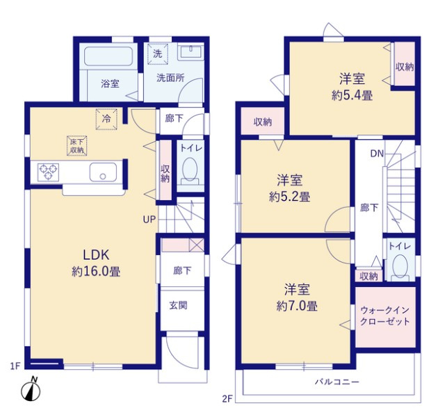 リーブルガーデン　沼津市小林台　～全1棟～の間取り|●間取り●
広々としたLDKで家族が自然と集まる暮らしをサポートします♪
