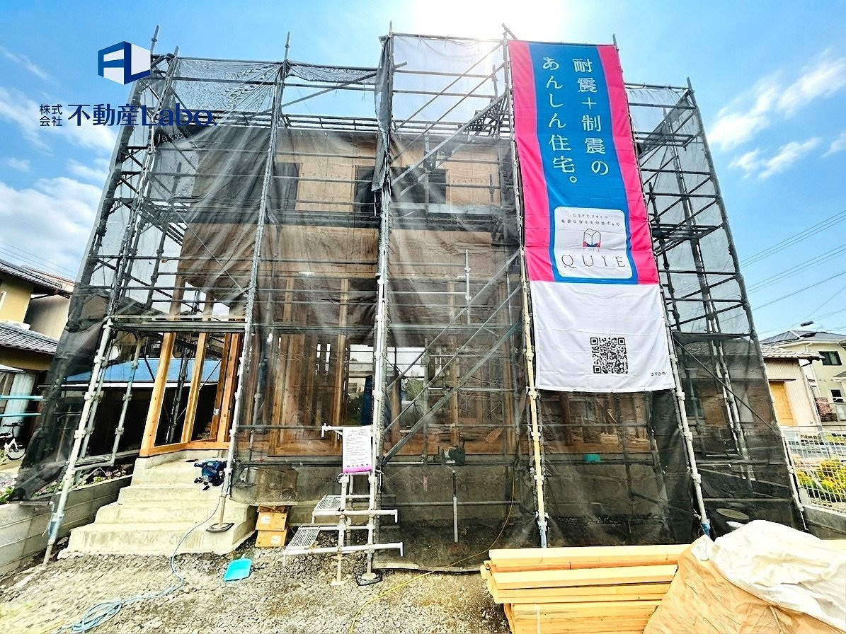 クレイドルガーデン　駿河区広野第10　　全1棟の外観|貴重な構造見学ができるのは今だけ！現地構造見学会ご予約受付中♪