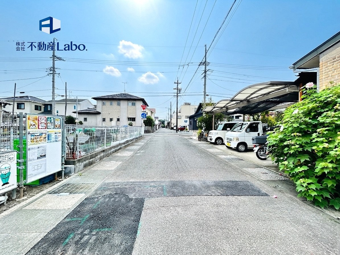 クレイドルガーデン　駿河区広野第10　　全1棟の前面道路含む現地写真|前面道路幅員5.9ｍ♪