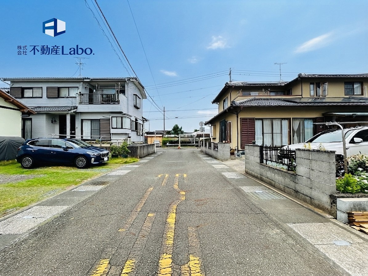 クレイドルガーデン　駿河区広野第10　　全1棟の前面道路含む現地写真|交通量も少なく、すれ違いもラクラク♪