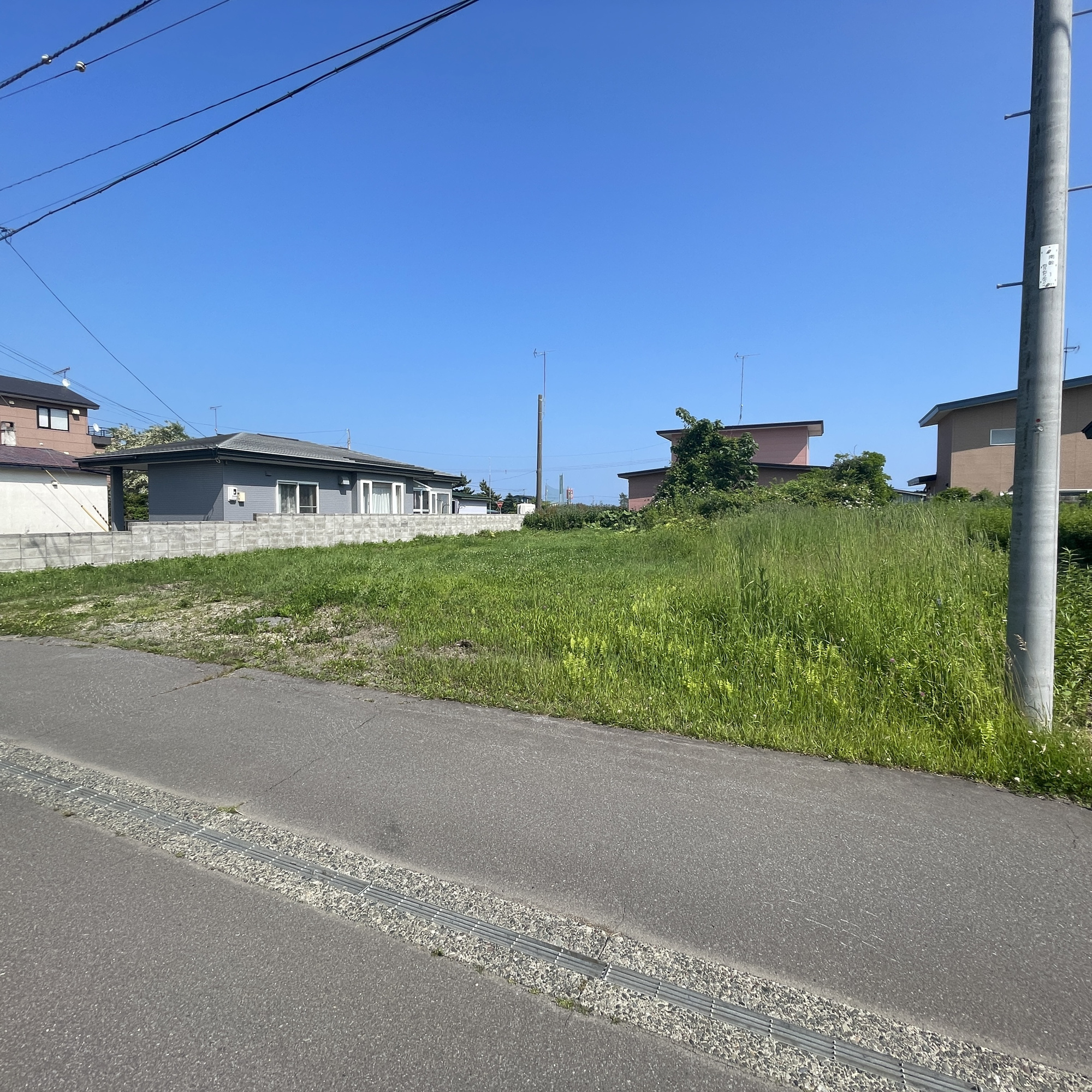 白老町東町3丁目44-81　土地の外観