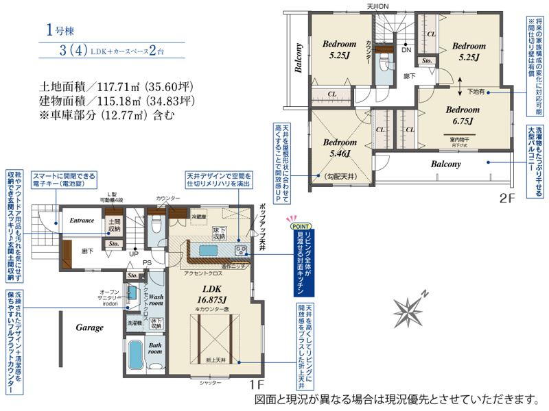 久喜市久喜東5丁目（全1棟）間取図