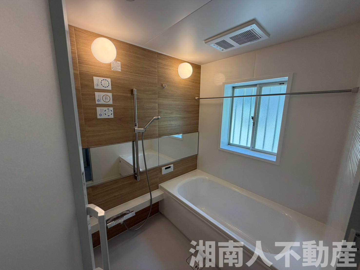 鎌倉市七里ガ浜東５丁目５－１３戸建の浴室|ゆったり過ごせるお風呂です