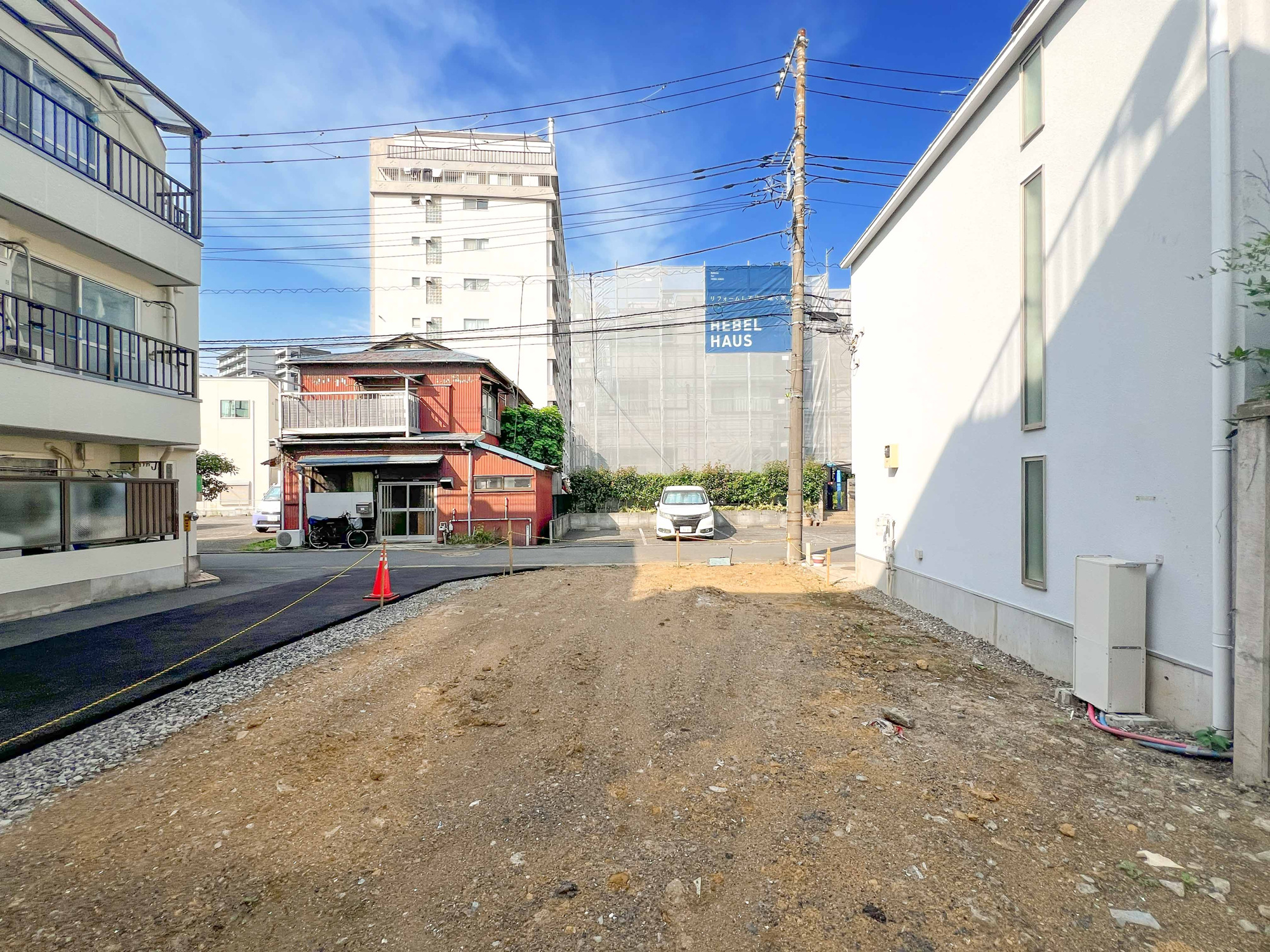 宅地分譲［品川区南品川５丁目］の外観|現地写真（2026年7月末撮影）