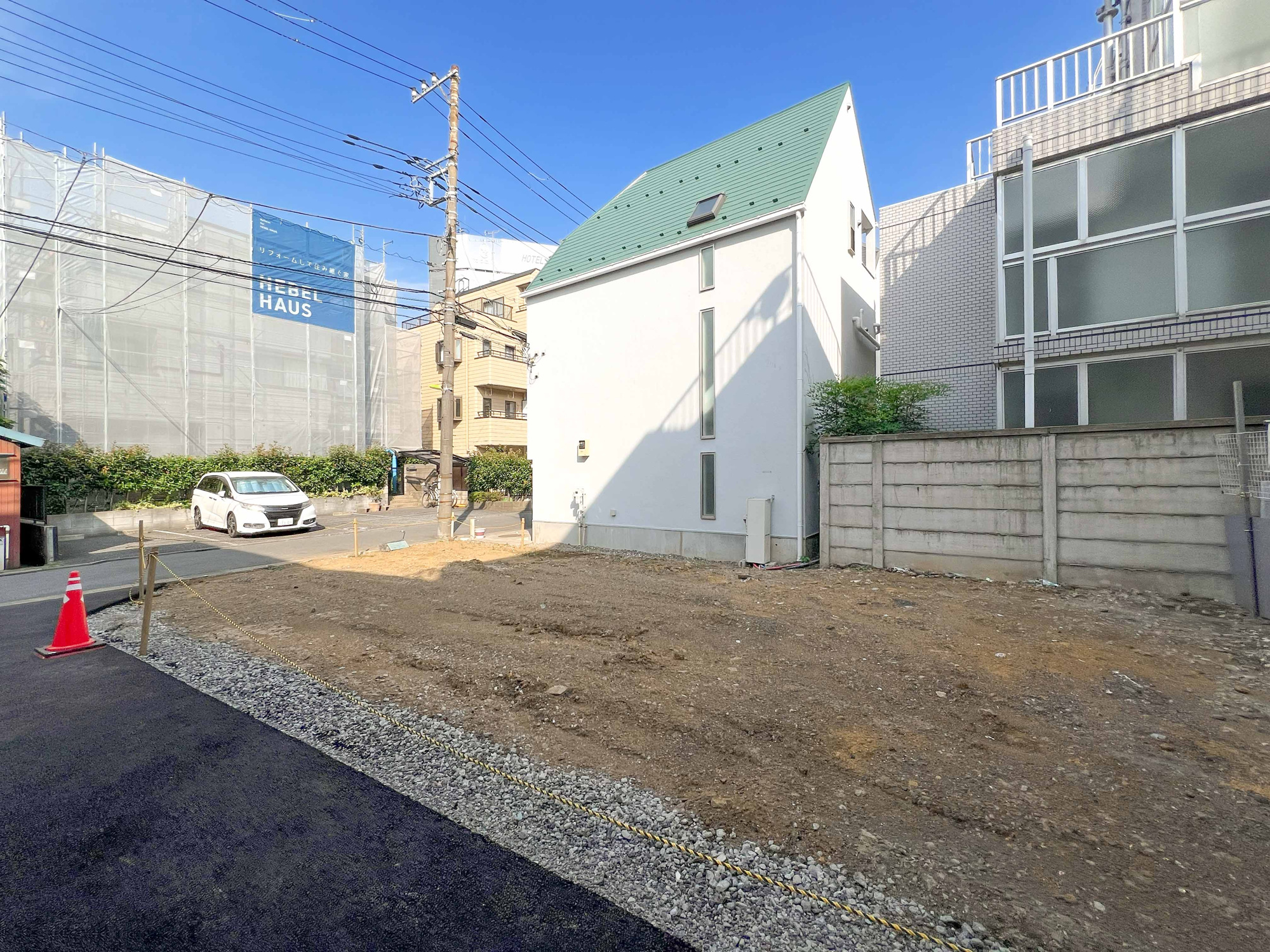 宅地分譲［品川区南品川５丁目］の外観|現地写真（2026年7月末撮影）