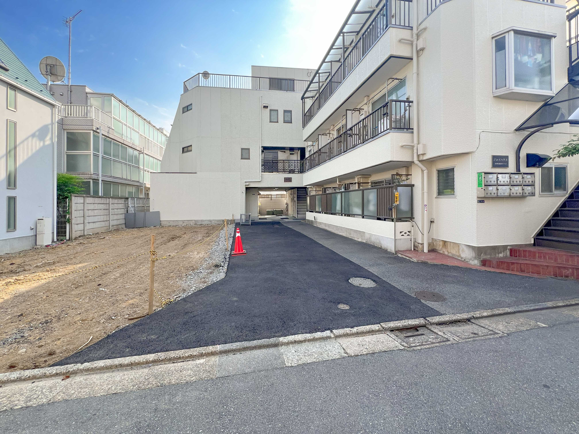 宅地分譲［品川区南品川５丁目］の前面道路含む現地写真|現地写真（2026年7月末撮影）