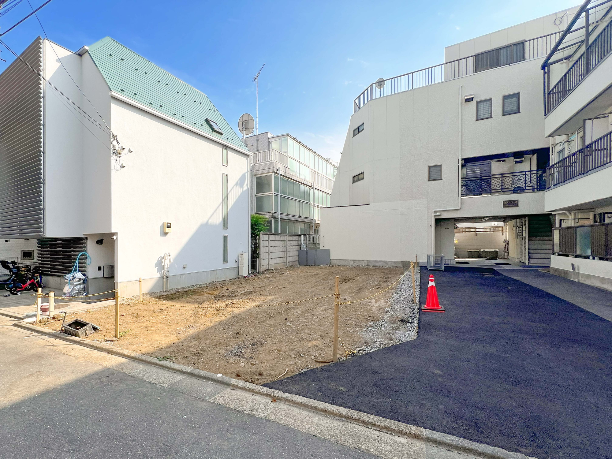 宅地分譲［品川区南品川５丁目］の前面道路含む現地写真|現地写真（2026年7月末撮影）
