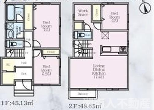 葉山町下山口１０９３新築戸建ての間取り