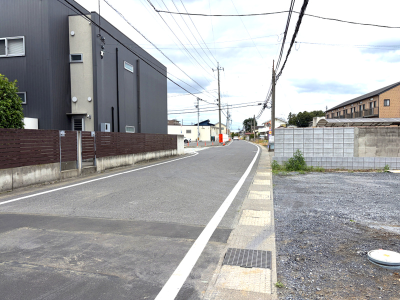 《高萩町3期》一方 南 6.2ｍ 公道(2026年6月撮影)