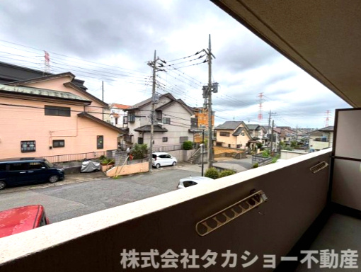 マイキャッスル市原のバルコニー