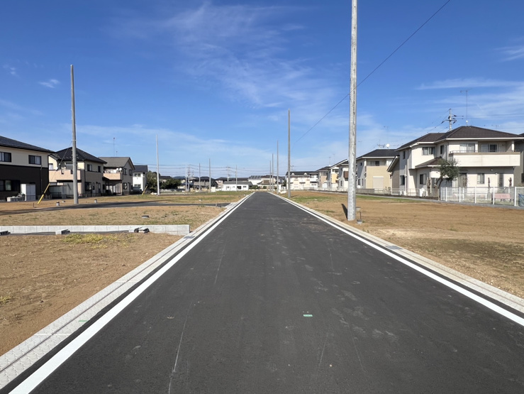 古河市上辺見１号地◆前面道路