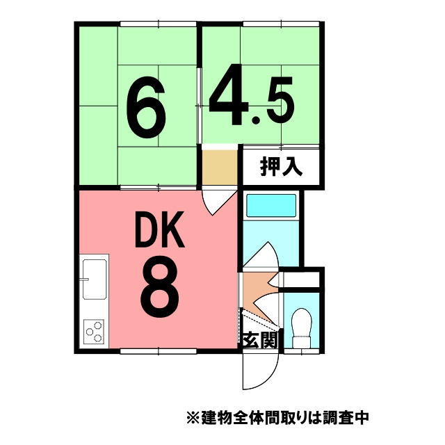 登別市鷲別町2-5-1　ワシ別ハイツの間取り