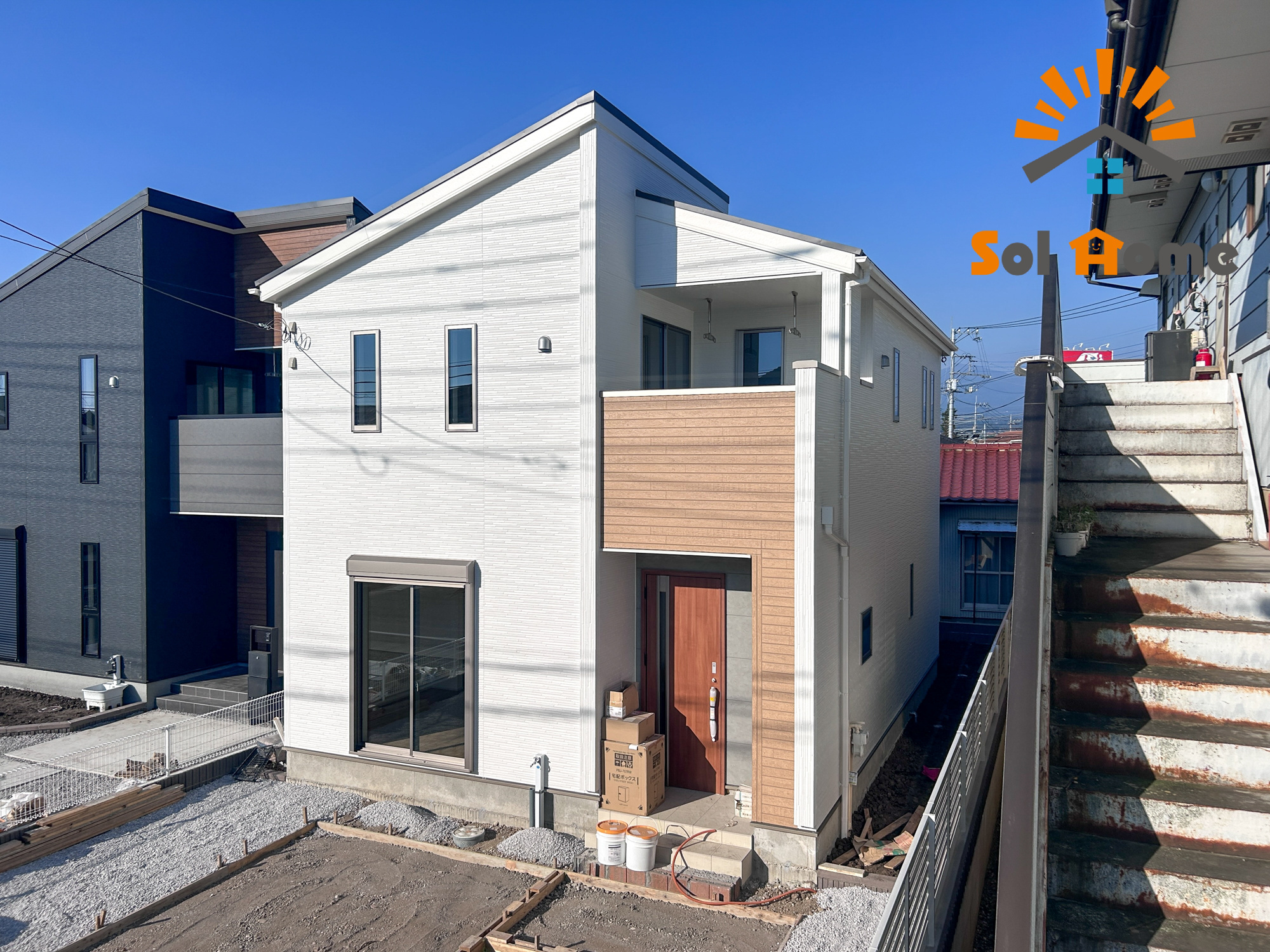前橋市幸塚町第2　新築住宅全2棟の外観|◆本日のご案内も大歓迎です♪◆ 図面や写真では分からない部分を不動産のプロが丁寧にご説明いたします！！ 年中無休のソルホームはいつでもお問い合わせをお待ちしております♪