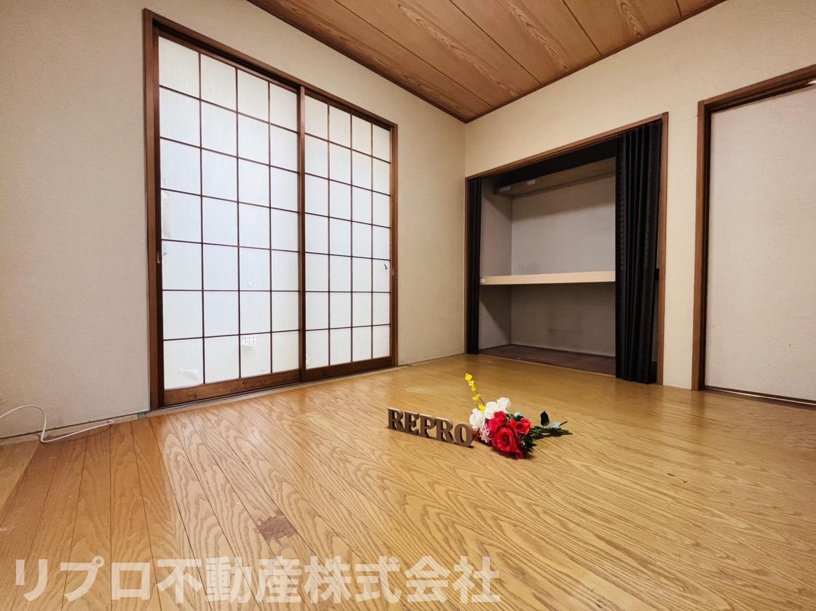 野田市柳沢戸建の和室|１階和室