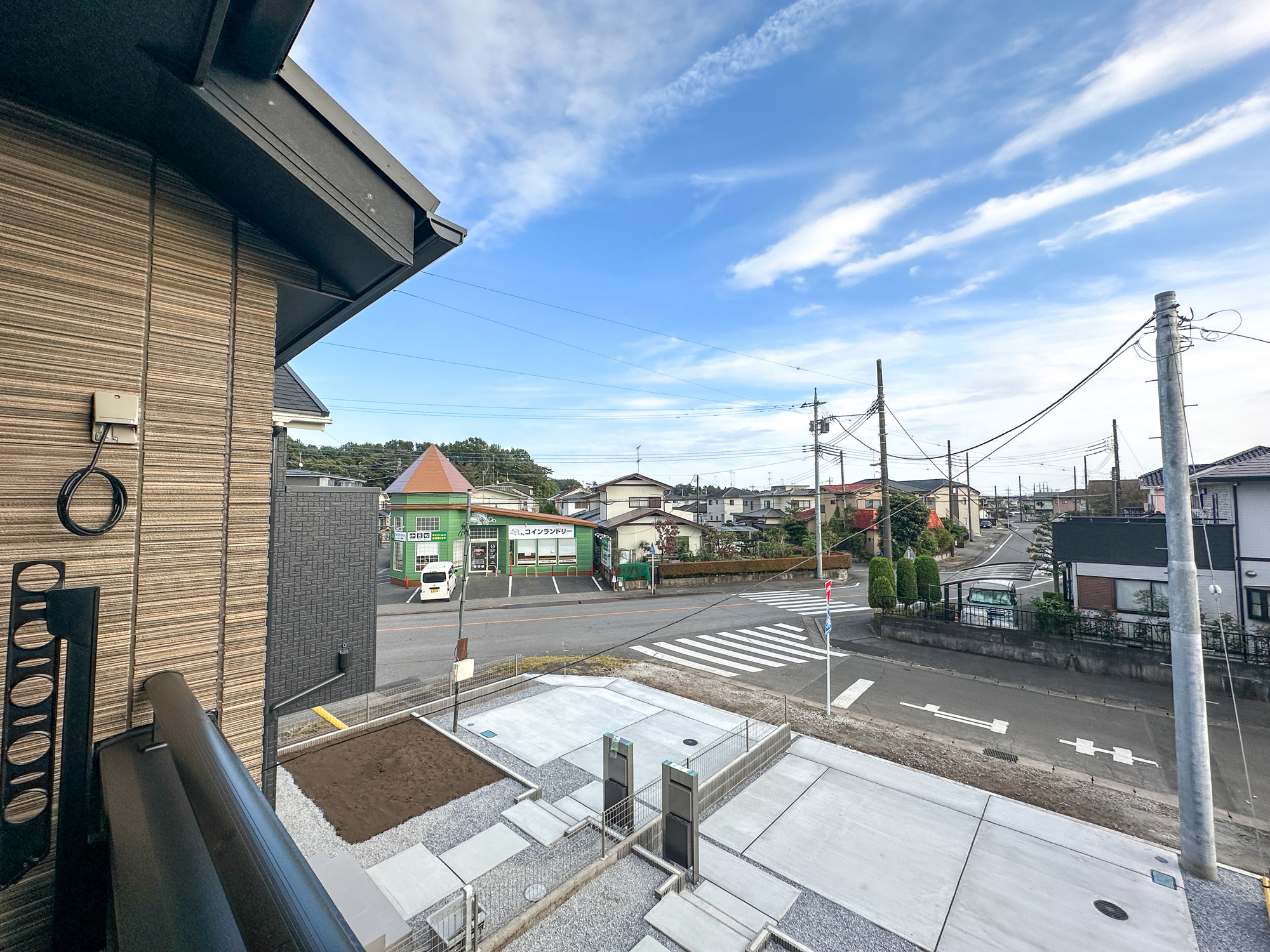 宇都宮市清原台３丁目　新築住宅全３棟の展望|隣地との距離が確保されているので開放感のある眺望♪