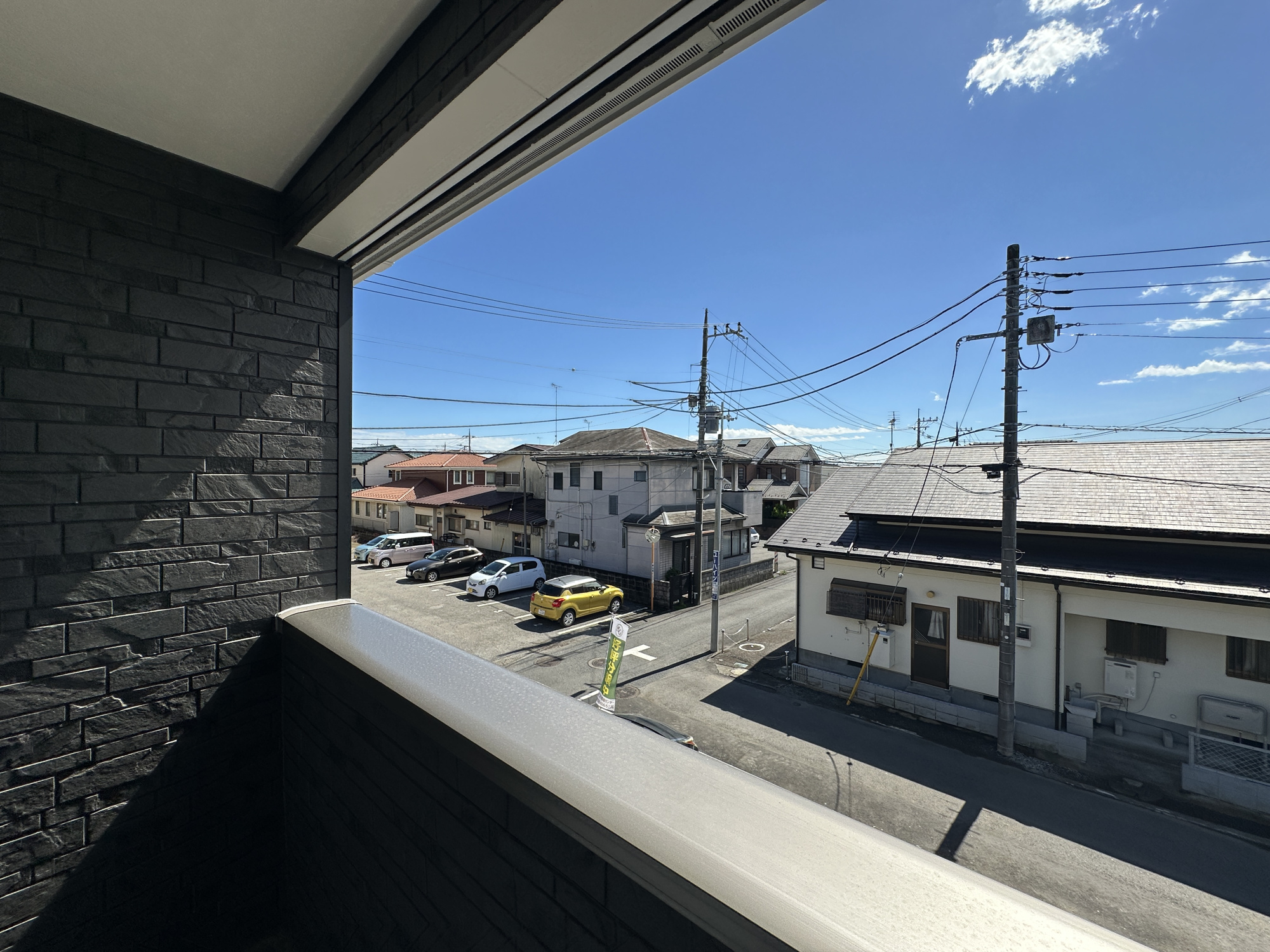 宇都宮市若草５丁目の新築一戸建の展望|隣地との距離が確保されているので開放感のある眺望♪