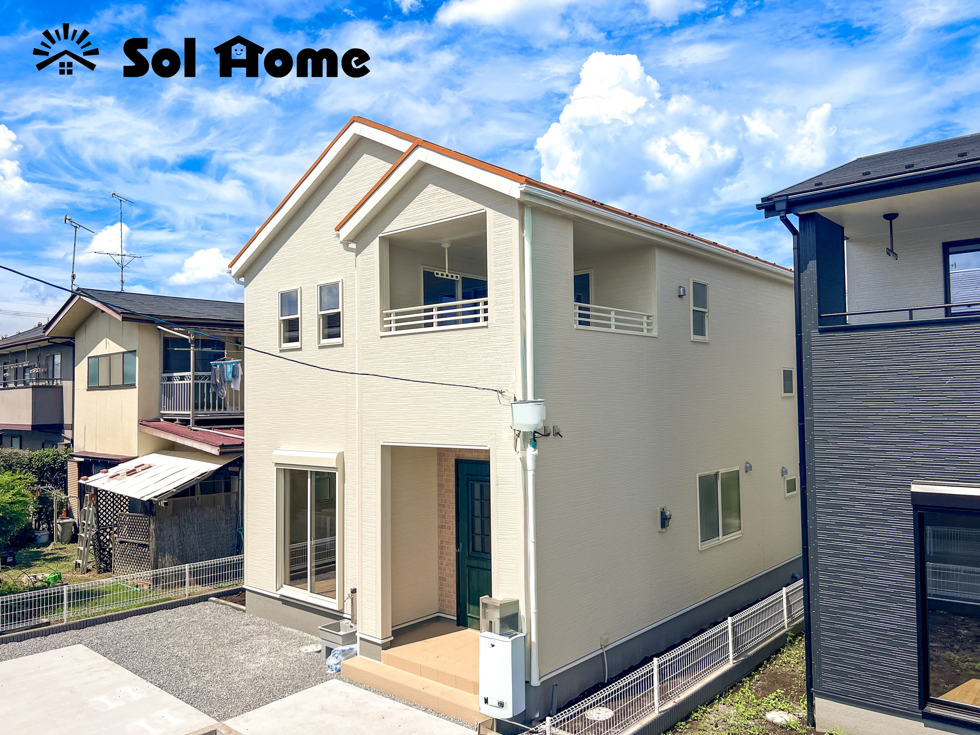 上三川町上三川第１１　新築住宅全３棟の外観|◆本日のご案内も大歓迎です♪◆ 図面や写真では分からない部分を不動産のプロが丁寧にご説明いたします！！ 年中無休のソルホームはいつでもお問い合わせをお待ちしております♪