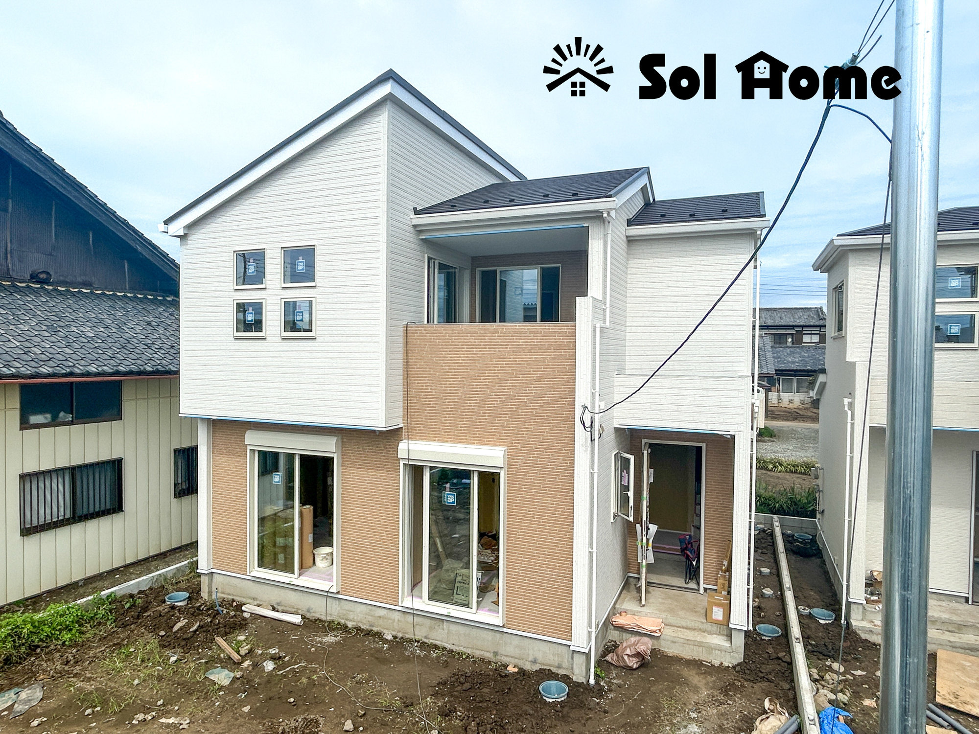 玉村町板井　新築住宅全5棟の外観|◆本日のご案内も大歓迎です♪◆ 図面や写真では分からない部分を不動産のプロが丁寧にご説明いたします！！ソルホームはいつでもお問い合わせをお待ちしております♪