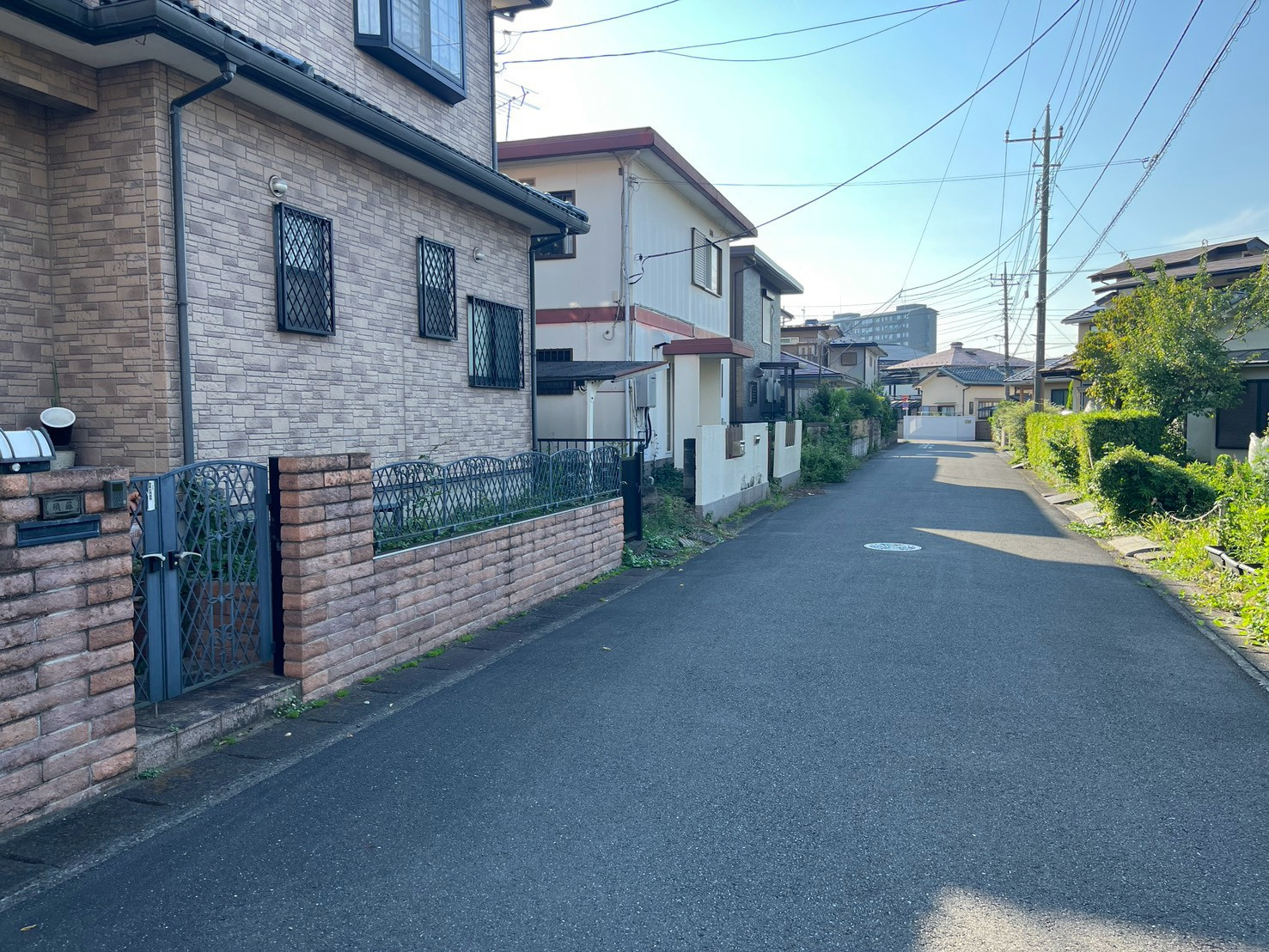 戸建　さいたま市西区指扇領別所の前面道路含む現地写真