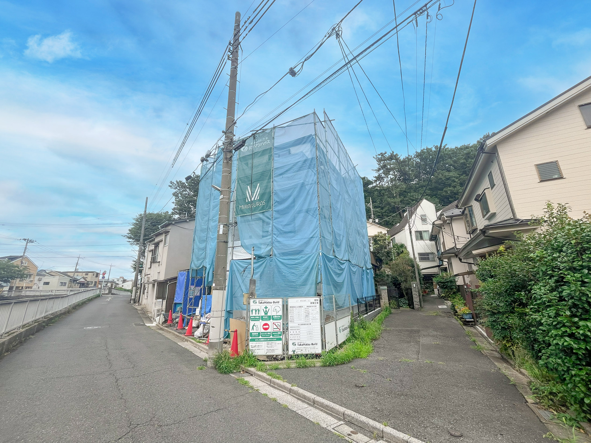 新築分譲［ミラクラス練馬Ⅲ］の前面道路含む現地写真|現地外観写真