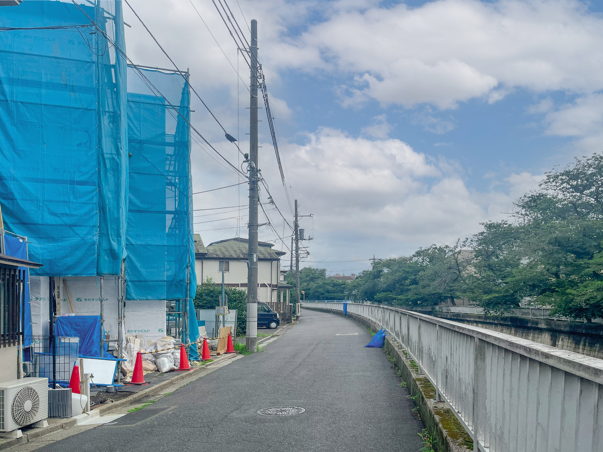 新築分譲［ミラクラス練馬Ⅲ］の前面道路含む現地写真|現地外観写真
