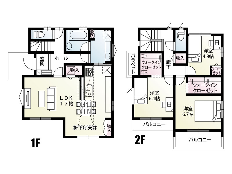 【１号棟　間取り図】
