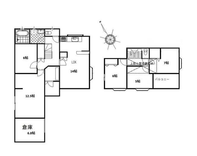 寒川町倉見２２３５ー２戸建の間取り