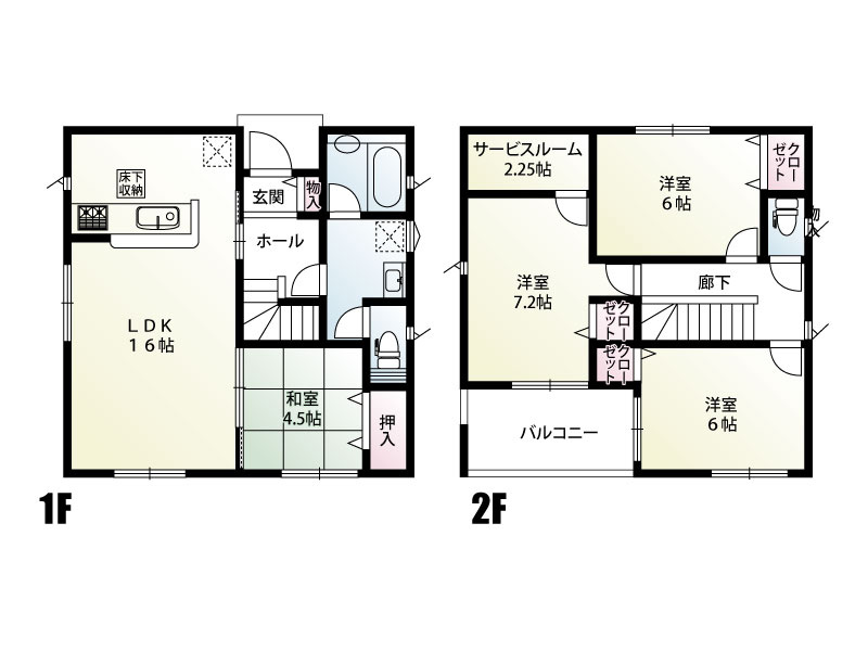 4号棟　建物面積：95.58㎡（28.91坪）