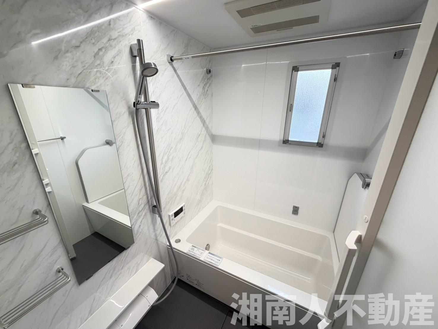 エミネンス茅ヶ崎３号棟の浴室|日々の疲れを癒すお風呂付です