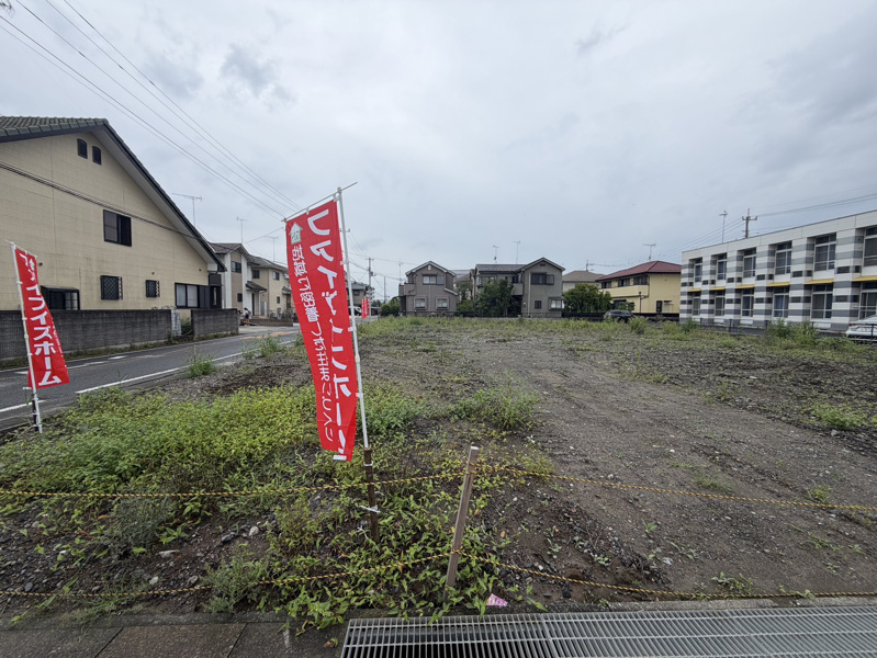 南羽生3丁目（全5区画）5号地：東からの現地風景