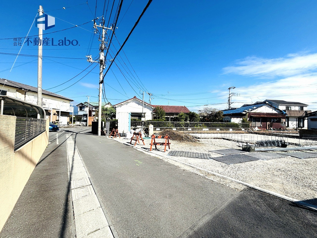 ハートフルタウン　沼津市小諏訪296番　全2棟　の前面道路含む現地写真|●前面道路● 4ｍ以上の前面道路♪